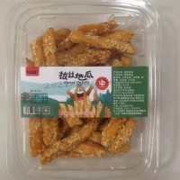 味达蕾牌拔丝地瓜158克透明盒装地瓜干网红薯条零食