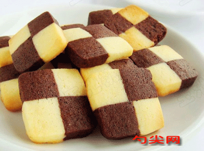 香草棋格饼干