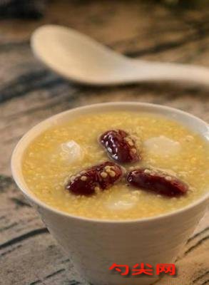 小米山药红枣粥