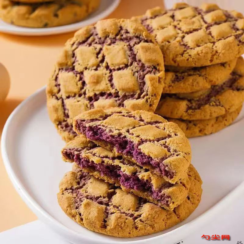 紫薯桃酥